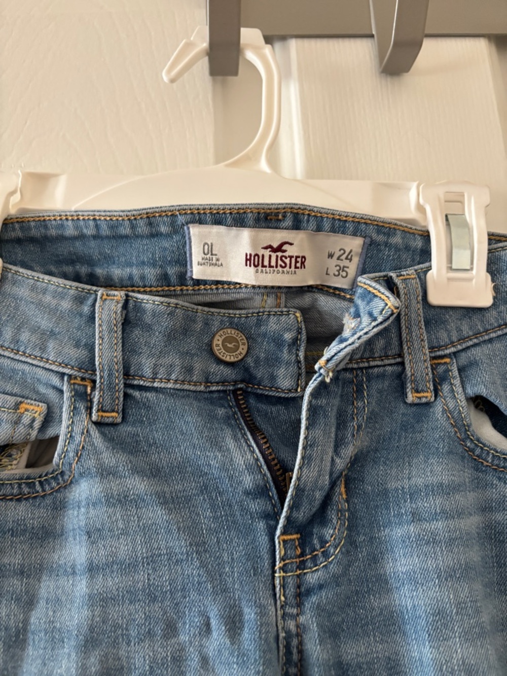 Hollister Light Blue boot cut jeans - Picture 2 of 3